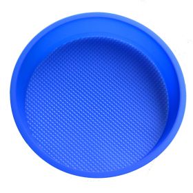 Microwave oven oven with chiffon silica gel cake mold mousse bread round roast dish 9 inches cake pan (Option: Default)