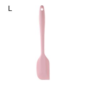 1pc All-in-one High-quality Silicone Scraper Baking Tool; Heat-resistant Silicone Scraper; Cream Cake Spatula; Baking Shovel Knife 8.27inch/11.02inch (Green: Nordic Pink, size: large)