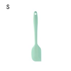 1pc All-in-one High-quality Silicone Scraper Baking Tool; Heat-resistant Silicone Scraper; Cream Cake Spatula; Baking Shovel Knife 8.27inch/11.02inch (Green: Nordic Green, size: small)