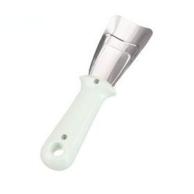 1pc Stainless Steel Freezer Scraper Deicing Tool Portable Refrigerator Deicing Shovel Cleaning Gadget Household Defrosting Shovel (Green: Green)