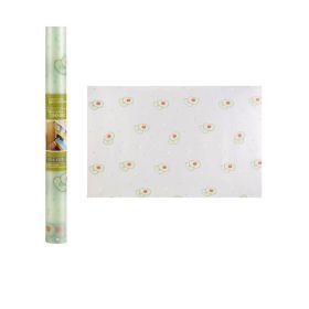 1pc Dustproof Kitchen Cabinet Mat; Waterproof Anti-Oil Sticker; 17.7''Ã—1.57'' (Green: Green)