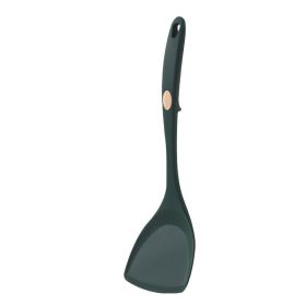 1pc Household Silicone Spatula Resistant To High Temperature Non-stick Pan Special Cooking Shovel Food Grade Does Not Hurt The Pot Silicone Spatula (Green: Dark Green Silicone Spatula)