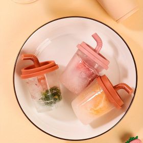 4pcs Set Ice Cream Maker; Reusable Ice Cube Trays; Easy Release Ice Sphere Tray; Household Ice Lolly Moulds (Green: Multi-Color)
