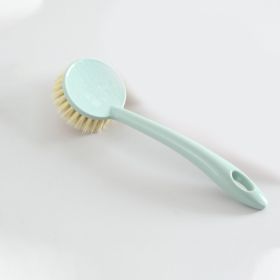 Home Pot Dishwashing Brush Long Handle Dish Bowl Cleaning Scrubber Natural Sisal Bristles Kitchen Supplies Tools And Accessories (Green: Green)