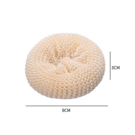 Kitchen Cleaning Brush Pot Dishwashing Tools Decontamination Dish Bowl Pot Washing Brush Degradable Fiber Household Accessories (Green: Replacement Ball)